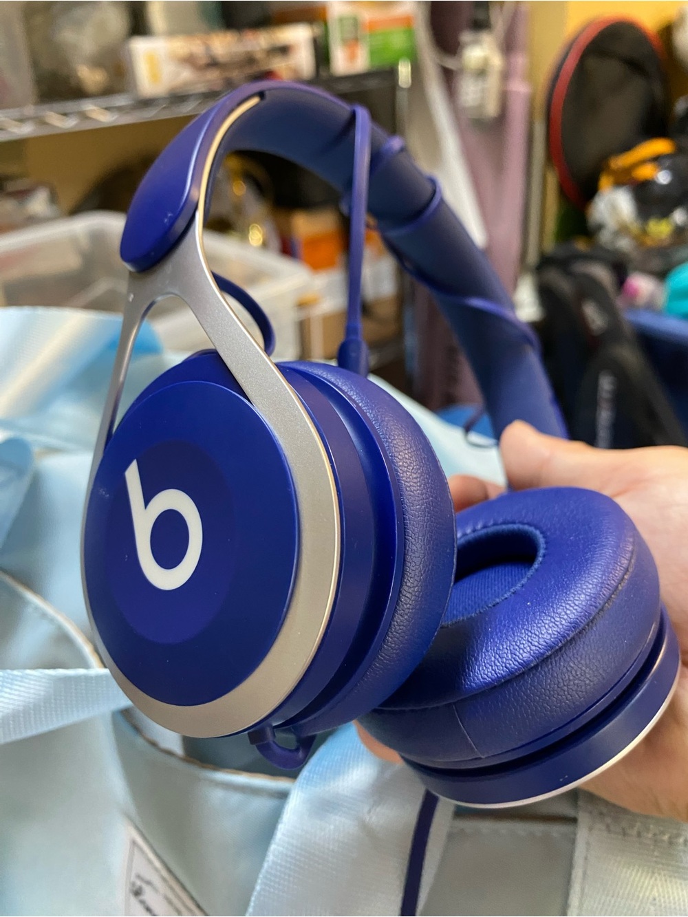 Beats by Dr. Dre Beats EP Wired Headphones - Blue Used Very Good